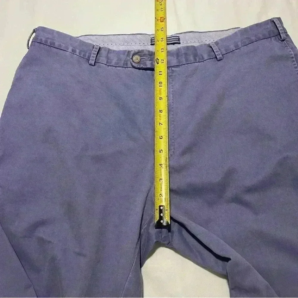 Peter Millar Crown Crafted Men's 40 Pants Purple MS15B84 Concord Garment Dyed